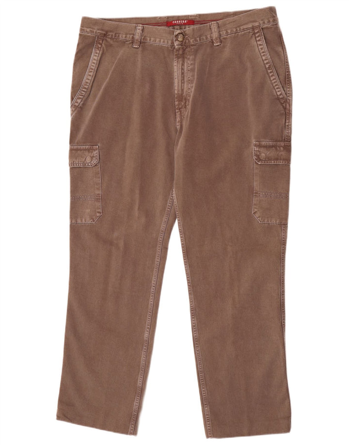 Carrera Ανδρικό παντελόνι Cargo Regular Fit W40 L30 Καφέ βαμβακερό