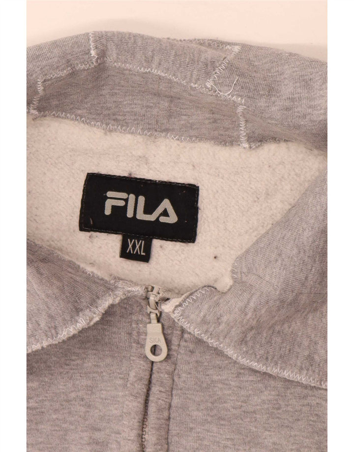 Γυναικεία φόρμα γραφικών Fila Top Jacket UK 20 2XL Grey Flecked