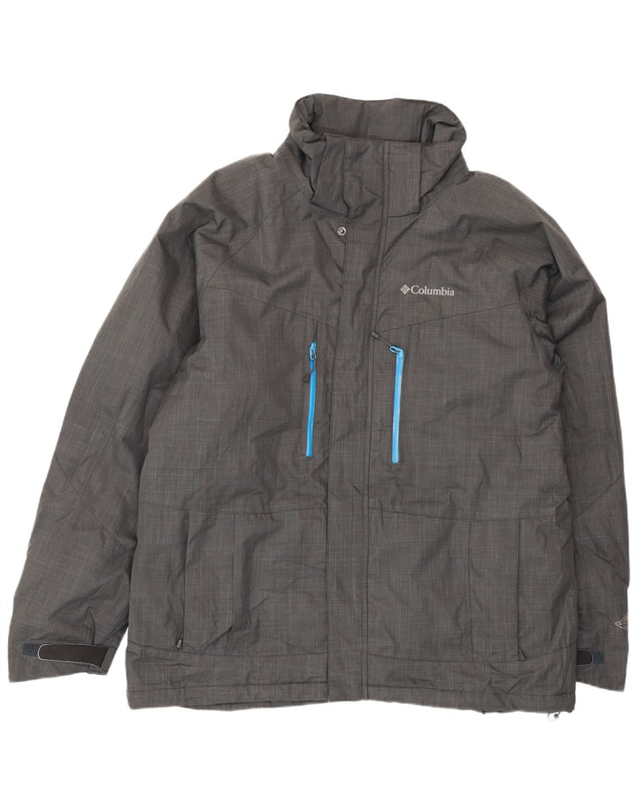 Ανδρικό τζάκετ Columbia Windbreaker UK 40 Large Grey Polyester