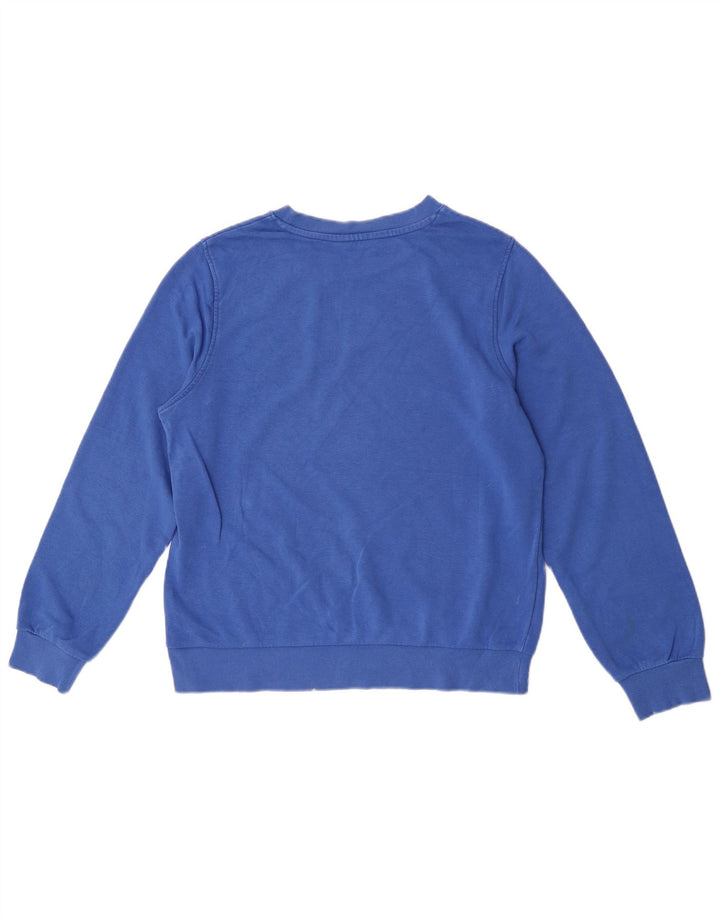 Marks & Spencer Γυναικεία Φούτερ Jumper UK 12 Medium Blue Cotton