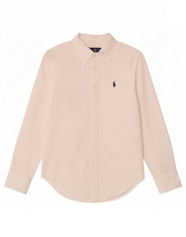 Ralph Lauren Boys πουκάμισο 7-8 ετών Λευκό βαμβακερό