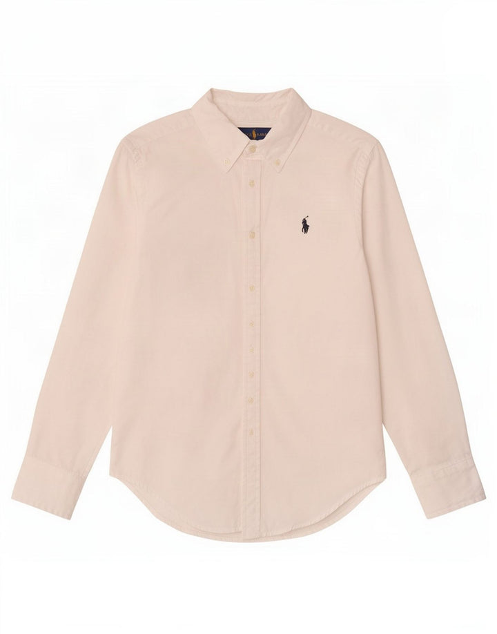 Ralph Lauren Boys πουκάμισο 7-8 ετών Λευκό βαμβακερό