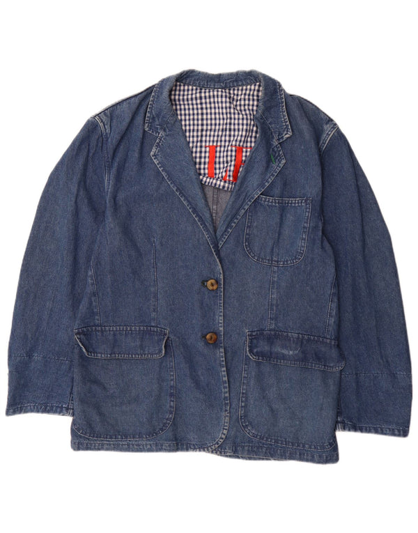 Valentino Γυναικείο Loose Fit 2 Button Jacket Blazer IT 42 Medium Blue