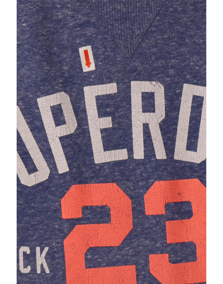 Γυναικεία φούτερ στίβου SUPERDRY Jumper UK 14 Medium Blue Flecked