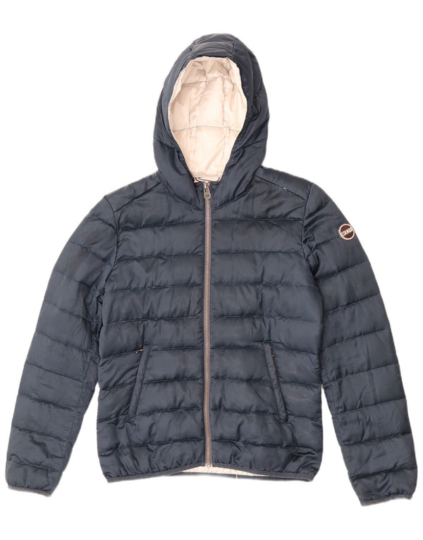 Colmar Γυναικείο μπουφάν με κουκούλα IT 44 Medium Navy Blue Polyester