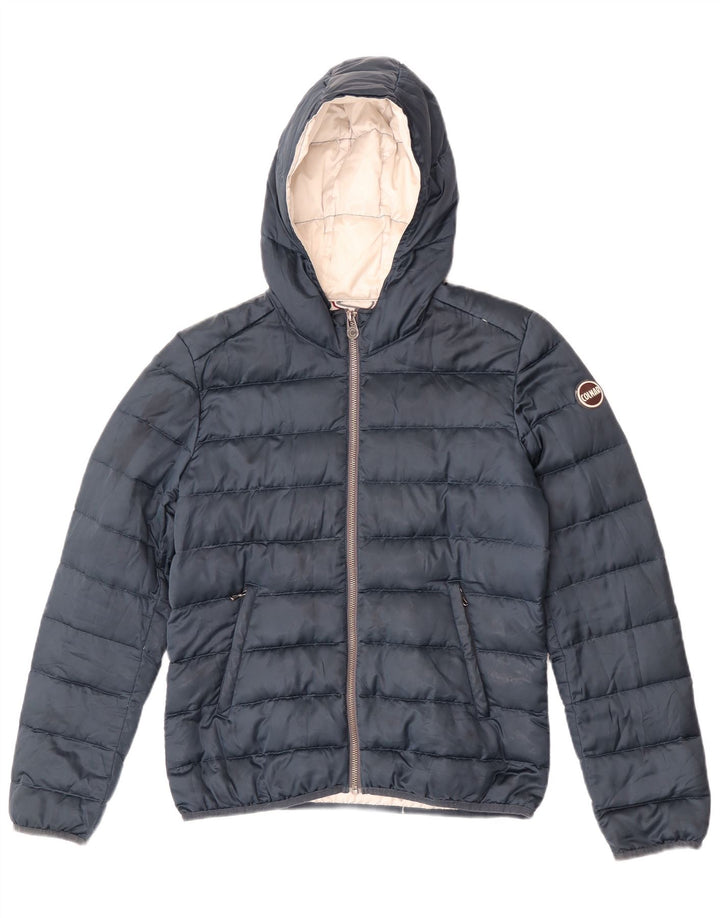 Colmar Γυναικείο μπουφάν με κουκούλα IT 44 Medium Navy Blue Polyester