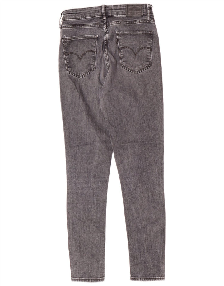 Levi's Womens 721 Skinny Jeans W28 L28 Grey Lyocell