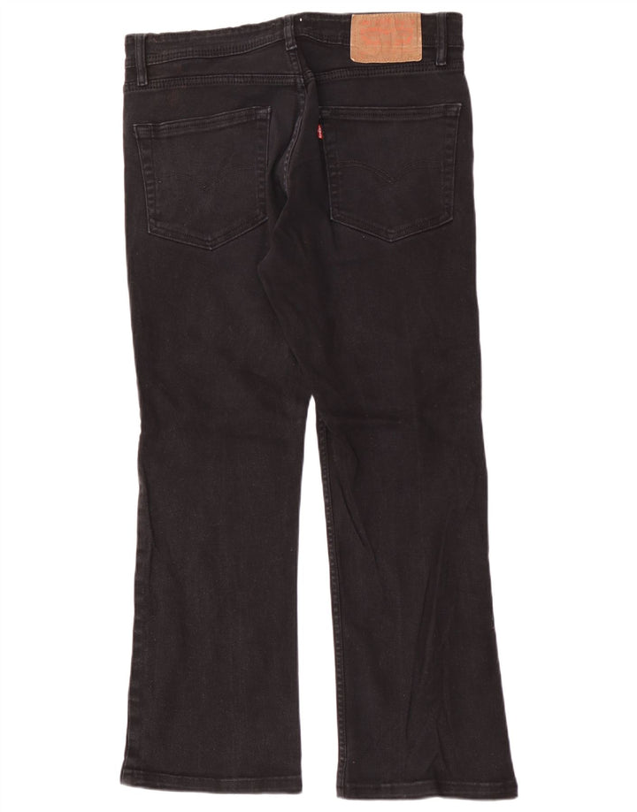 Ανδρικό τζιν Levi's Bootcut W32 L29 Μαύρο βαμβακερό