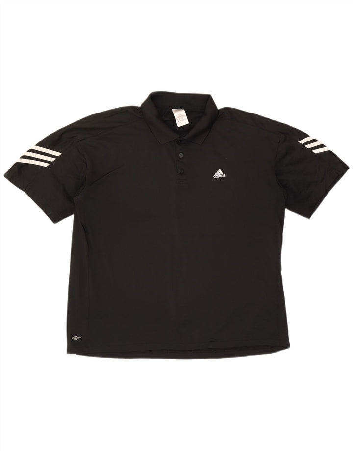 Ανδρικό πουκάμισο Adidas Climacool Polo XL Μαύρο πολυεστέρα