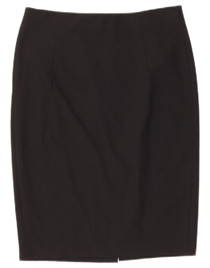 Zara Γυναικεία Pencil Φούστα EU 38 Small W28 Black Polyester