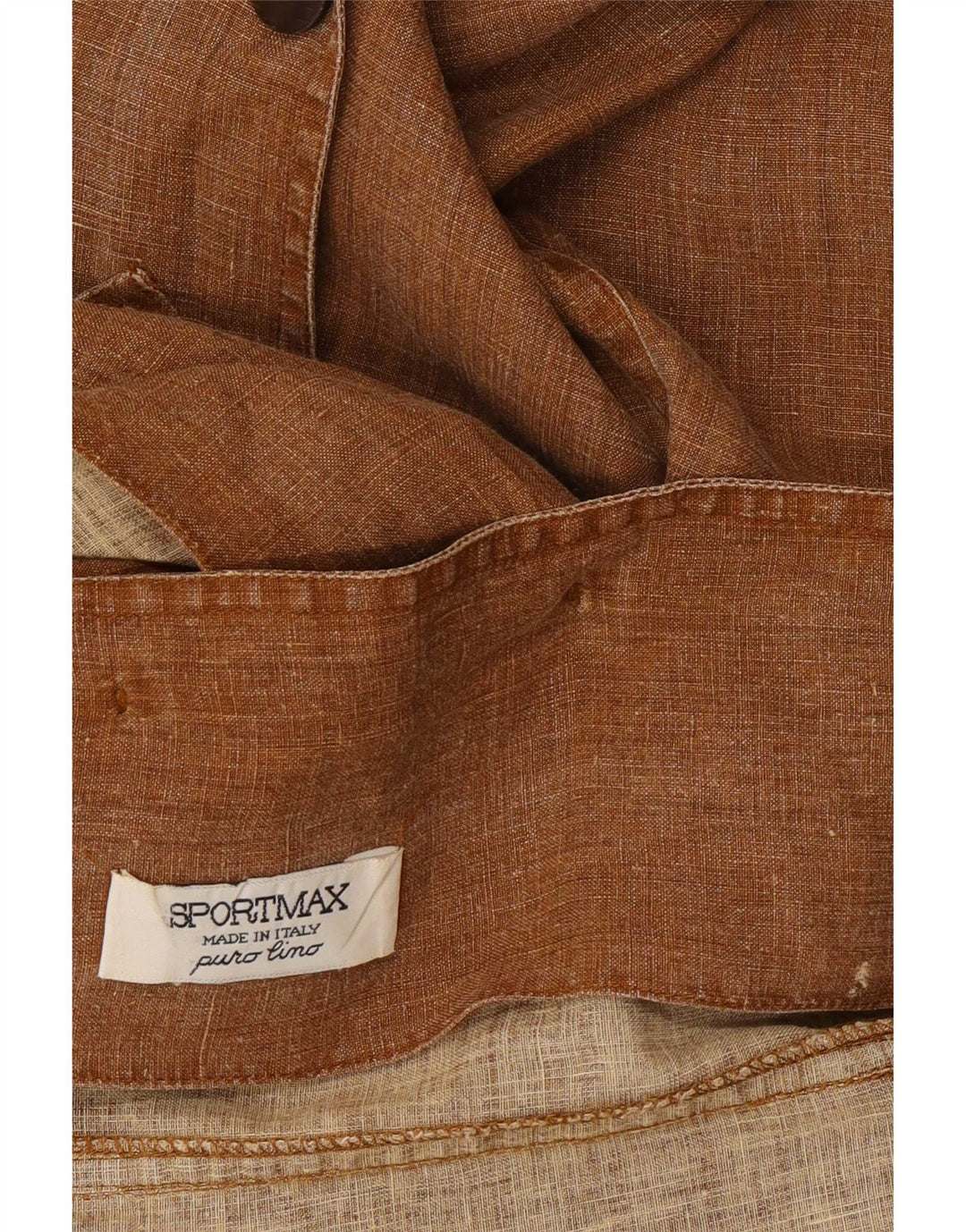 Sportmax Γυναικείο Μπουφάν σακάκι με 5 κουμπιά UK 18 XL καφέ