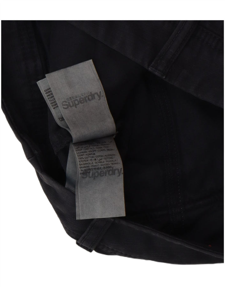 Superdry Γυναικείο Σορτς Cargo XS W28 Μαύρο βαμβακερό