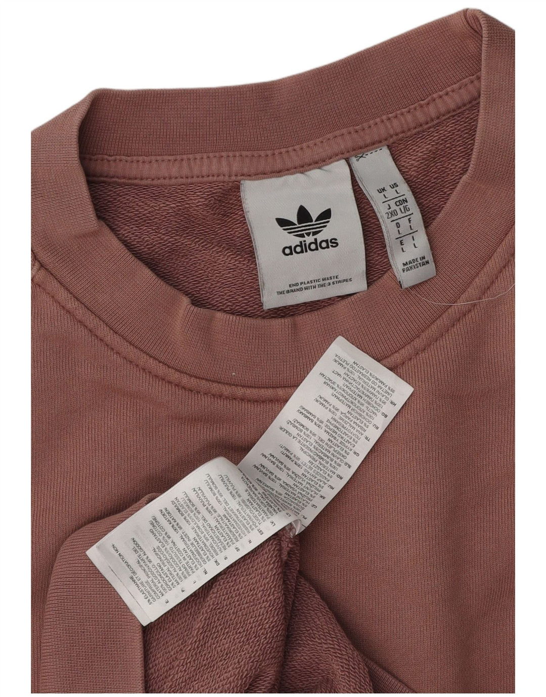 Ανδρικό φούτερ Adidas Jumper μεγάλο ροζ βαμβακερό