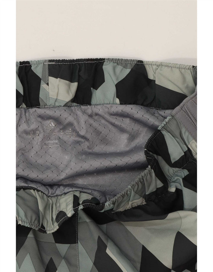 Γυναικείο αθλητικό σορτς Adidas UK 14 Medium Grey Geometric