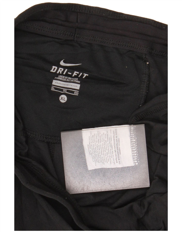 Γυναικείο κολάν Nike Dri Fit Capri UK 18 XL μαύρο πολυεστέρα
