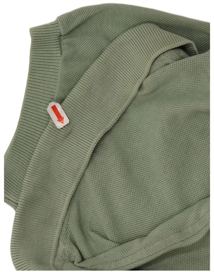 Ανδρικό πουκάμισο πόλο Lacoste Νούμερο 5 Μεγάλο πράσινο βαμβακερό