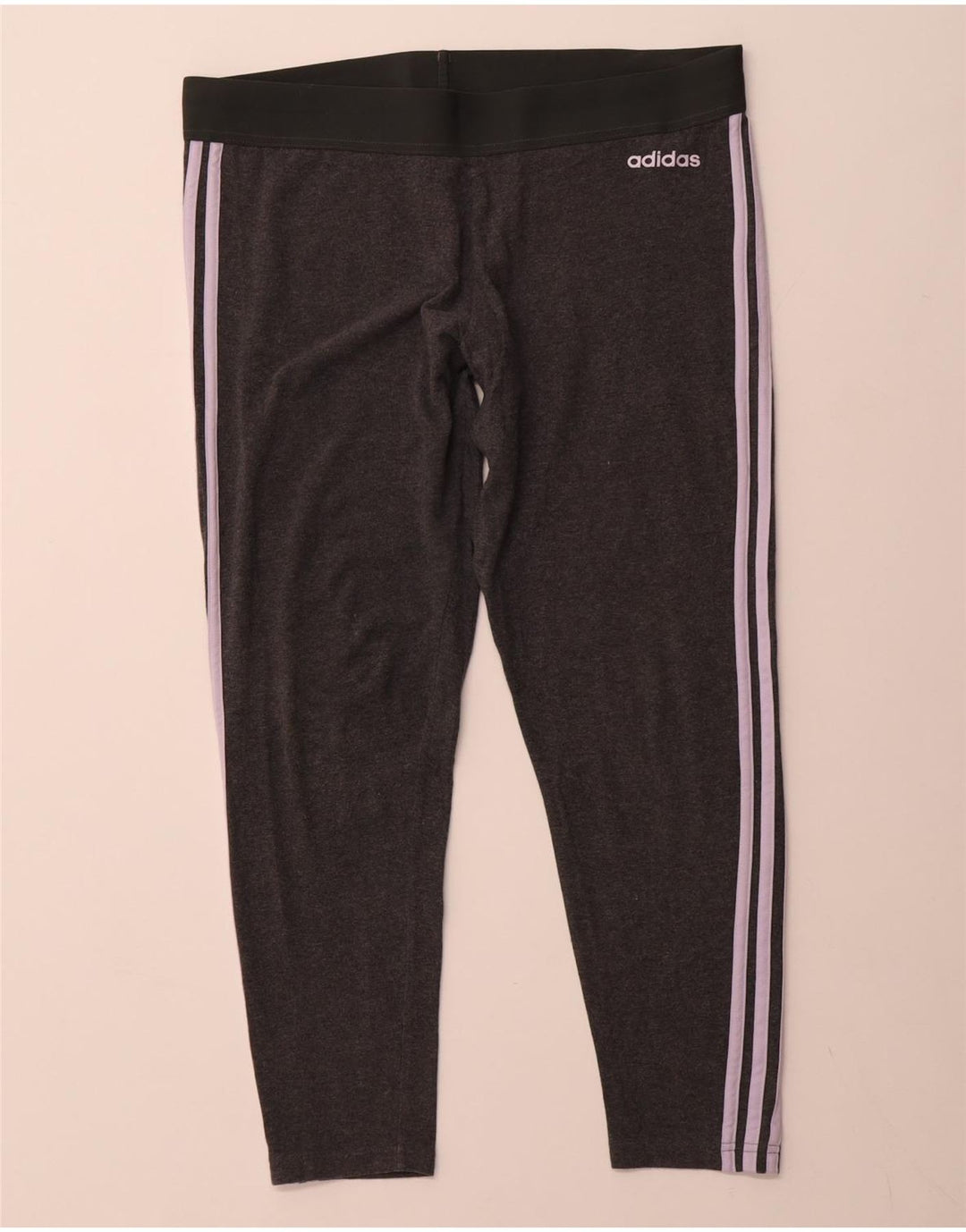 Γυναικείο κολάν ADIDAS Crop UK 20/22 XL Γκρι βαμβακερό