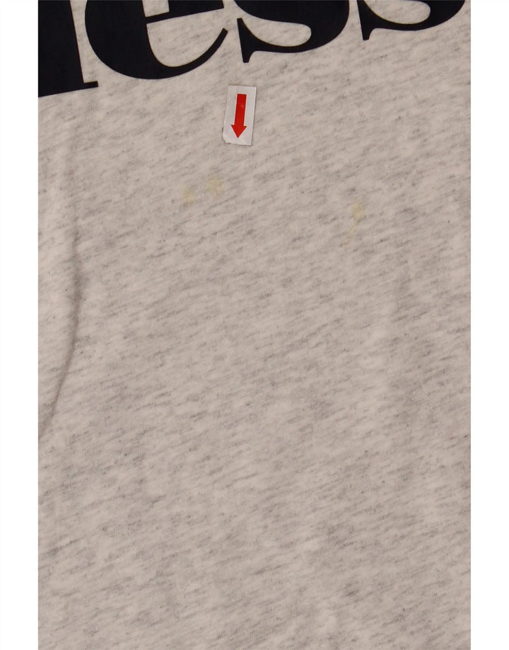 Γραφικό T-Shirt για κορίτσια ELLESSE 12-13 ετών βαμβακερό γκρι