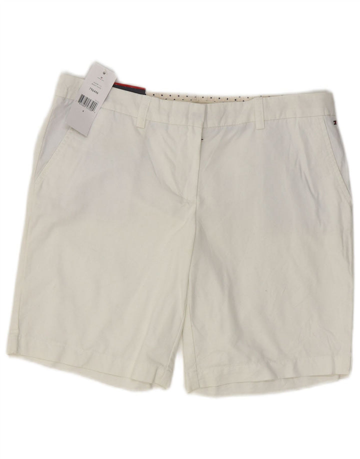 Tommy Hilfiger Γυναικείο Σορτς Chino US 8 Medium W32 Λευκό βαμβακερό
