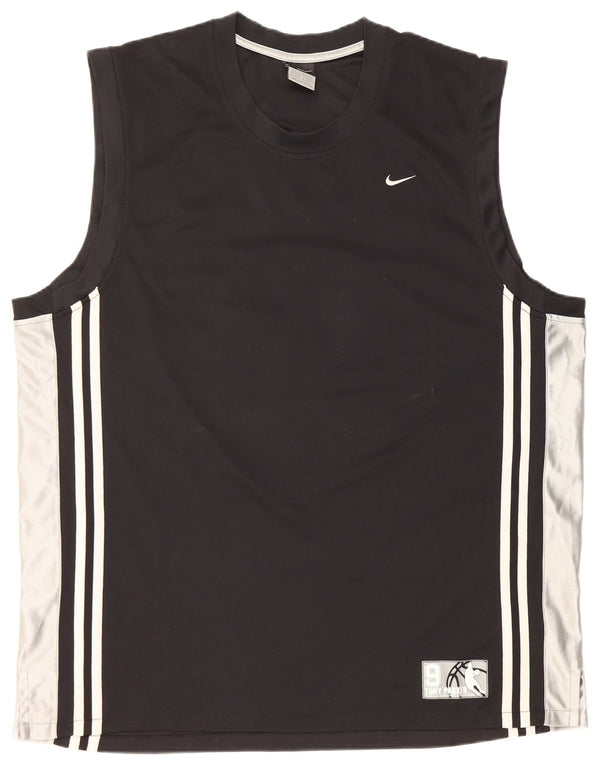 Ανδρικό γραφικό γιλέκο Nike Parker Top UK 45/47 XL Μαύρο πολύχρωμο πολυεστέρα