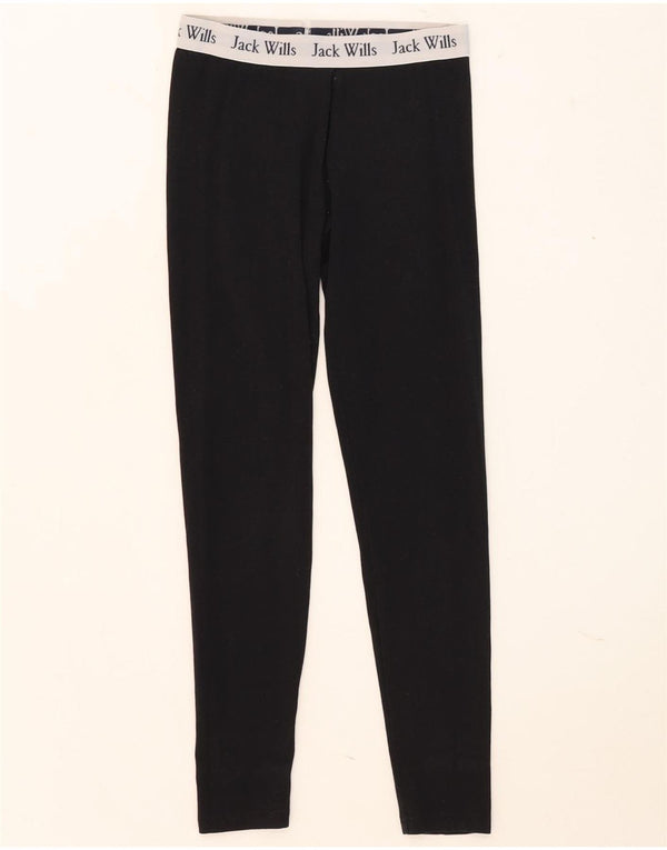 Jack Wills Γυναικεία γραφικά κολάν UK 8 Small Black Colorblock Modal