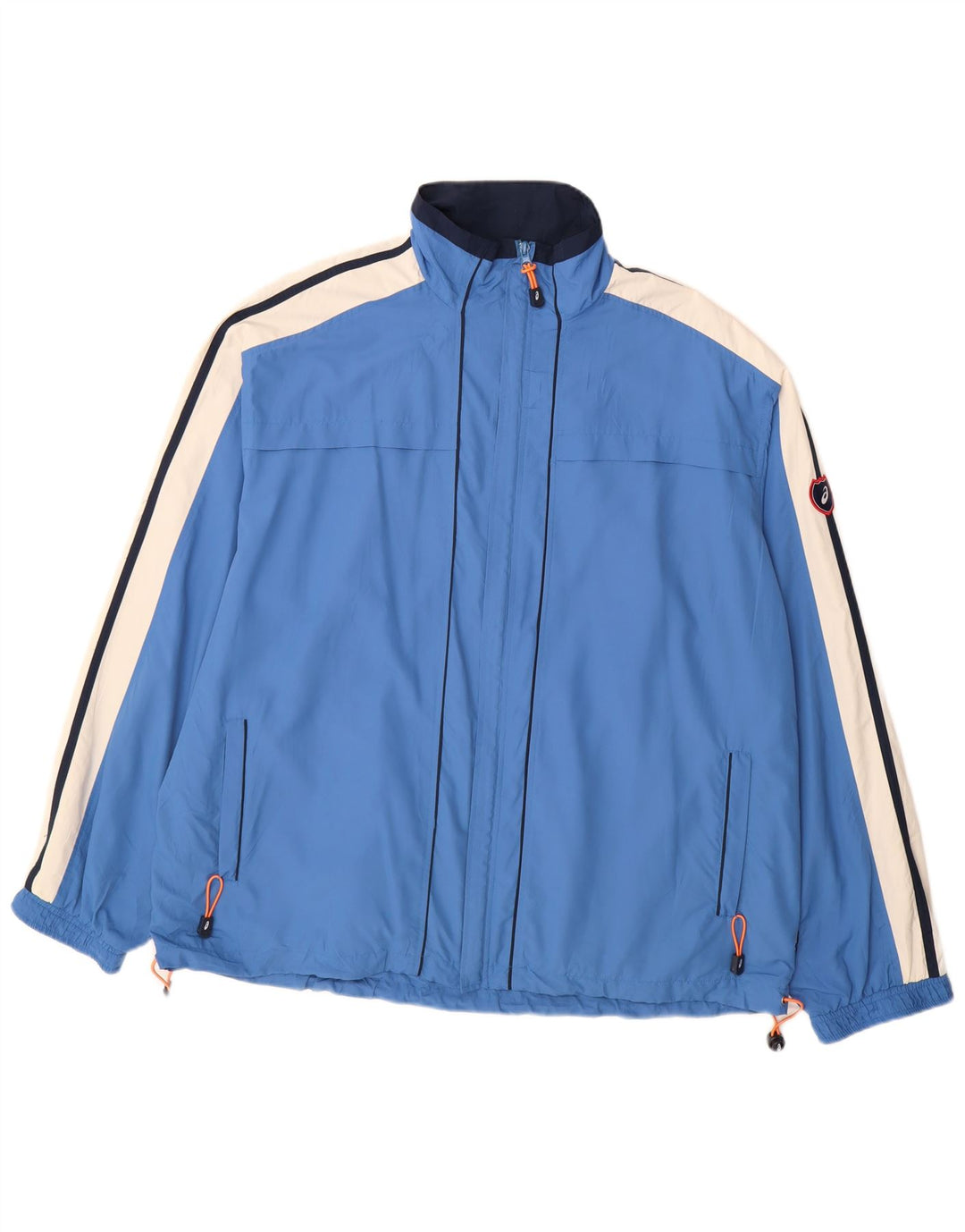 Ανδρική φόρμα Asics Top Jacket 2XL Blue Colourblock Polyester