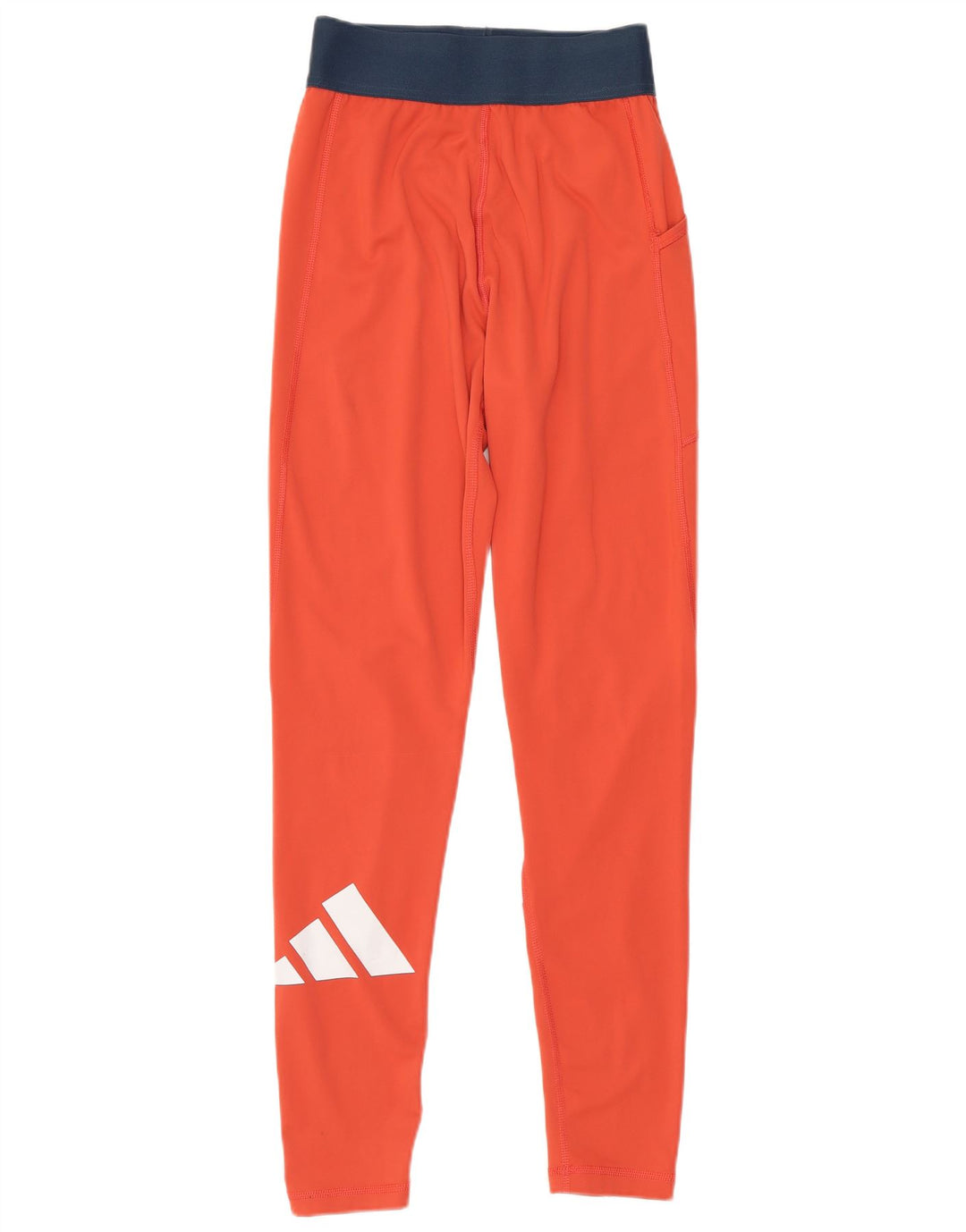 Γυναικεία γραφικά κολάν Adidas UK 4/6 XS Red Polyester
