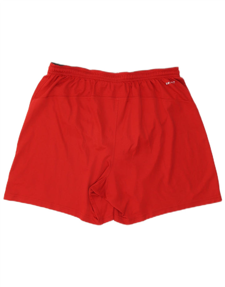 Ανδρικό αθλητικό σορτς Nike Dri Fit XL Red Colorblock Πολυεστέρας