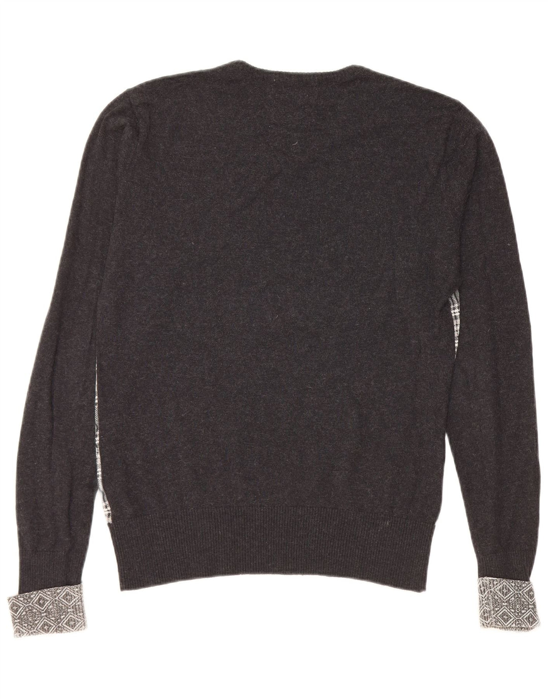 GUESS BY MARCIANO Γυναικείο πουλόβερ με λαιμόκοψη με V λαιμόκοψη UK 10 Small Black Check