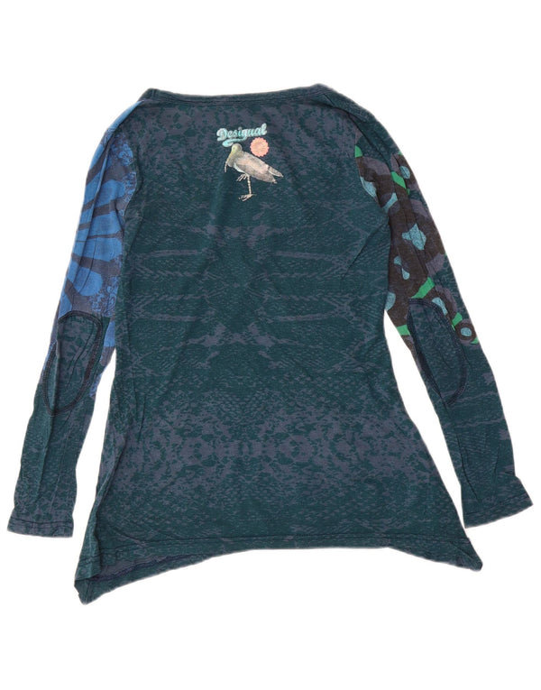 Γυναικεία μπλούζα Desigual Top UK 10 Μικρή πολύχρωμη φλοράλ βισκόζη