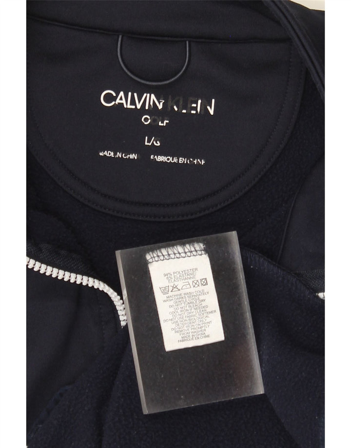 Ανδρική φόρμα Calvin Klein Top Jacket Μεγάλο μπλε ριγέ πολυεστέρα