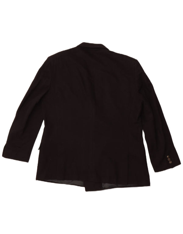 UNGARO Ανδρικό σακάκι με διπλό στήθος UK 40 Large Navy Blue