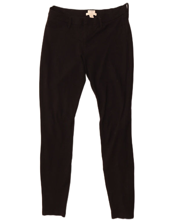 J. Crew Γυναικείο Skinny Casual Παντελόνι US 8 Medium W30 L31 Black Viscose