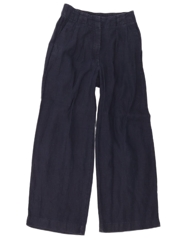 Marks & Spencer Γυναικείο ψηλόμεσο παντελόνι Chino UK 8 Small W28 L26 Navy Bl