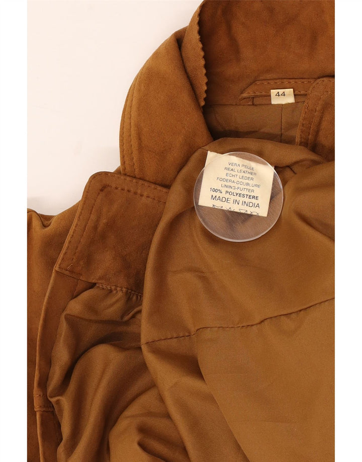 Vintage Γυναικείο Σουέντ Μπουφάν IT 44 Δερμάτινο Μεσαίο Καφέ