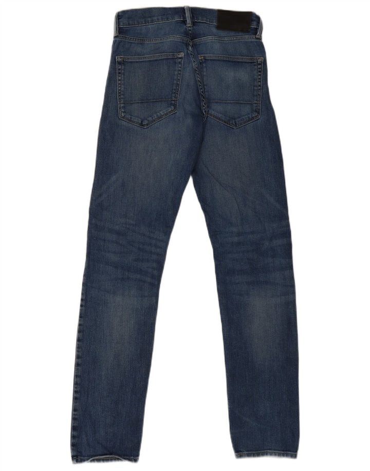 Marks & Spencer Mens Distressed Slim Jeans W28 L33 Blue Cotton