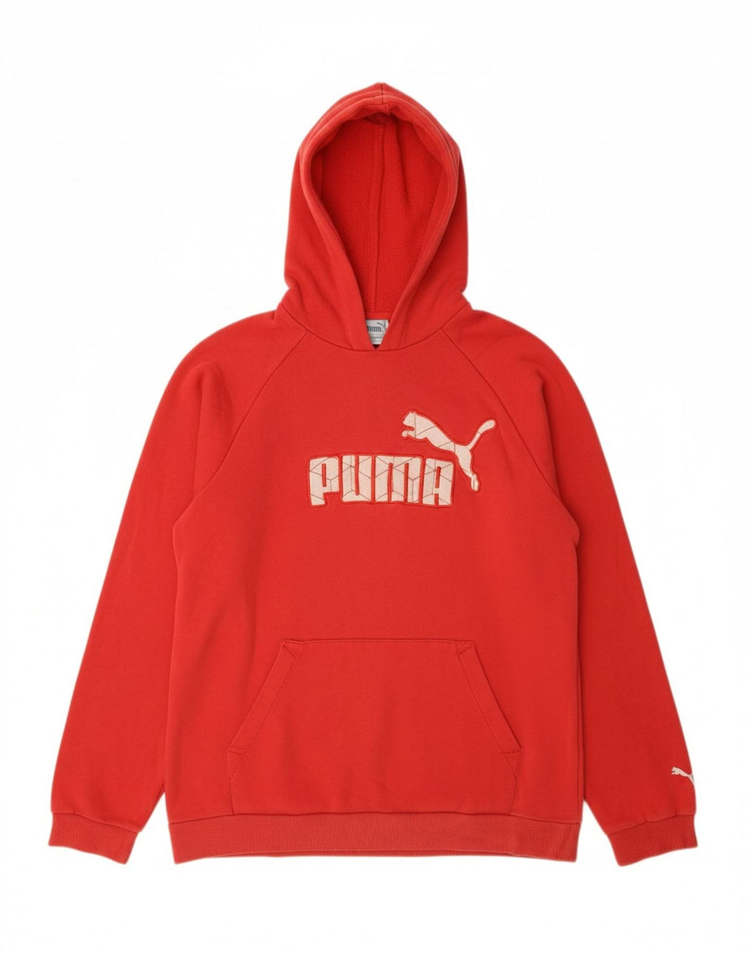 PUMA Boys Graphic Hoodie Jumper 13-14 Years Red