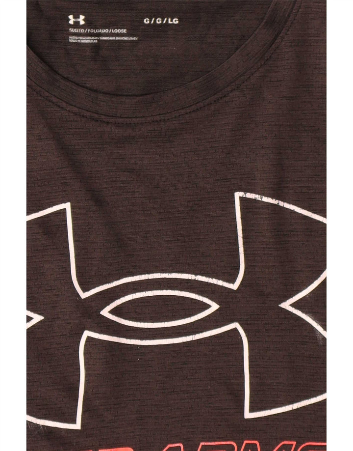 Ανδρικό γραφικό μπλουζάκι Under Armour Top Large Μαύρο
