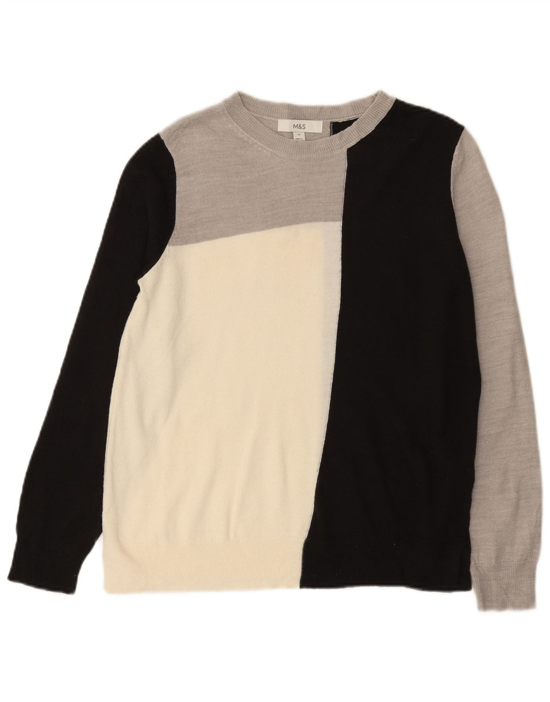 Marks & Spencer Γυναικείο πουλόβερ με λαιμόκαυστο UK 10 Small Grey