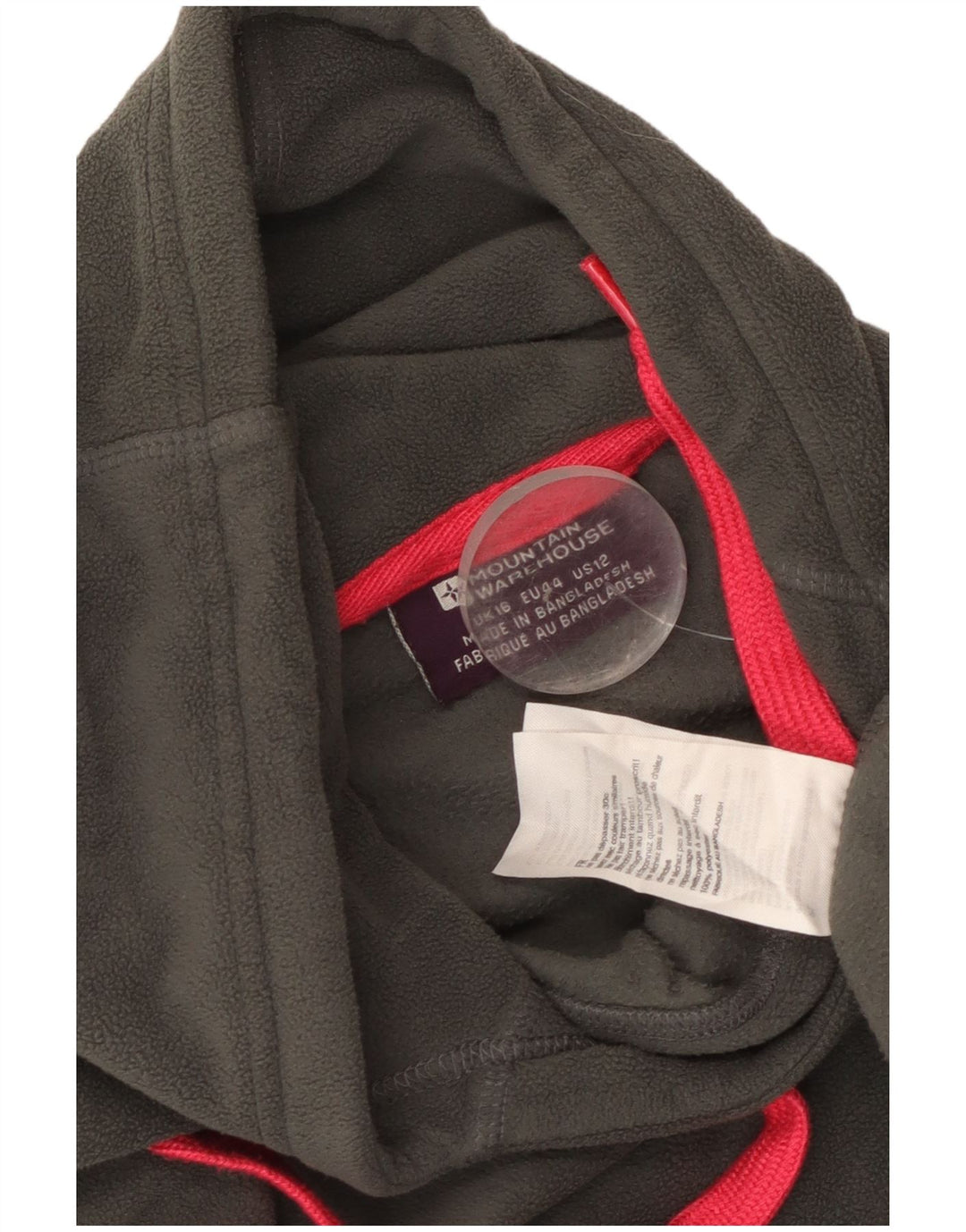 Mountain Warehouse Γυναικεία κουκούλα Fleece Jumper UK 16 Large Grey Polyester