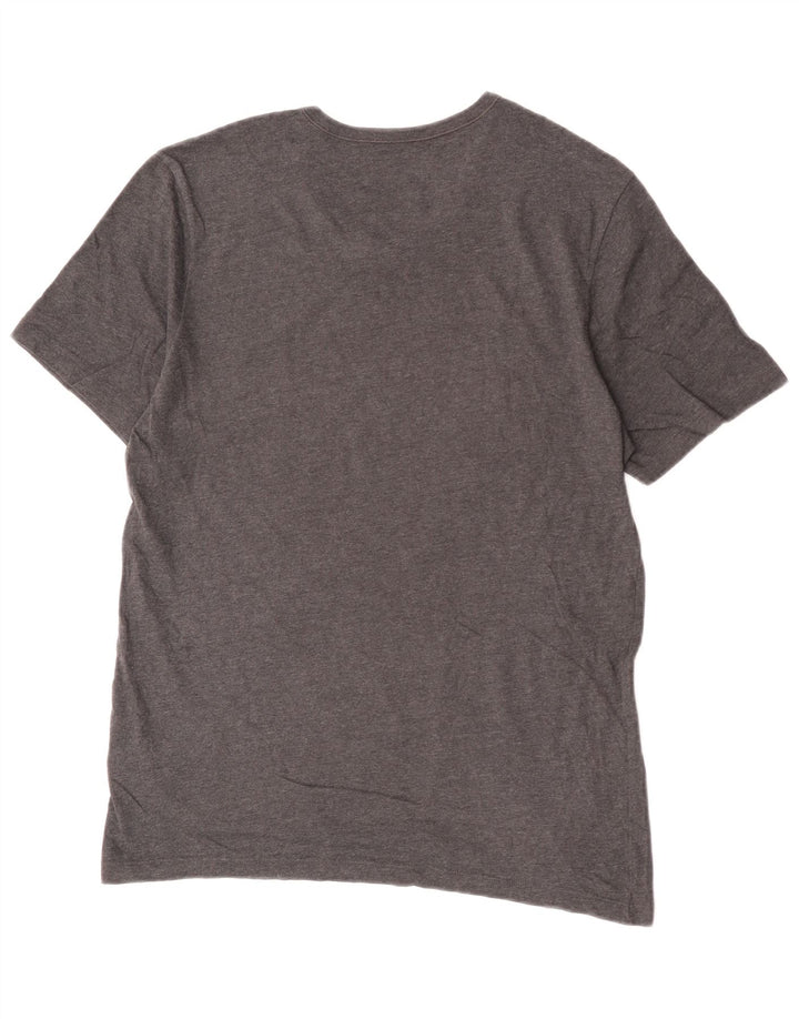 Ανδρικό T-Shirt Hugo Boss Τοπ μεσαίο γκρι βαμβακερό