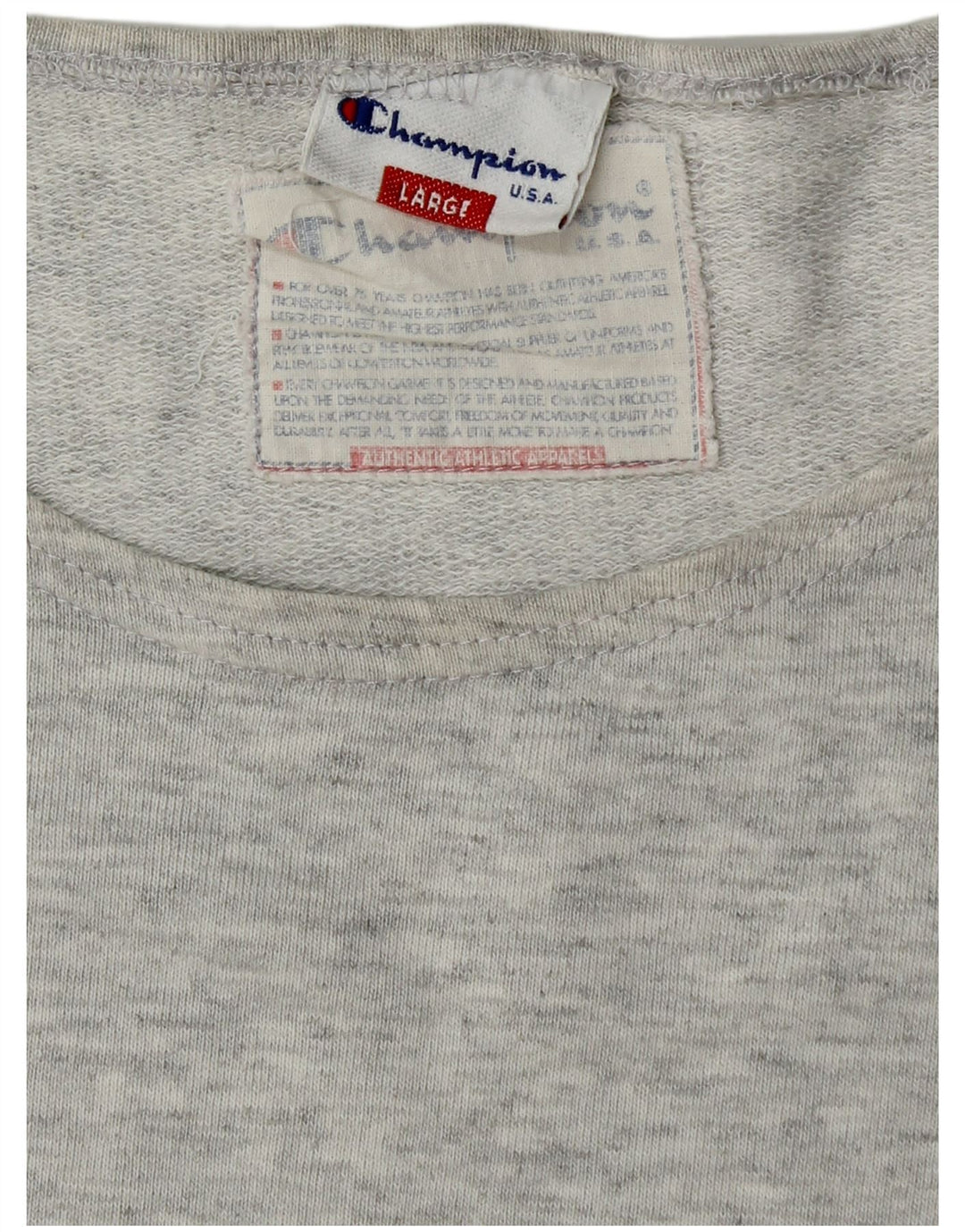 Champion Womens Oversized γραφικό φούτερ Jumper UK 16 Large Grey