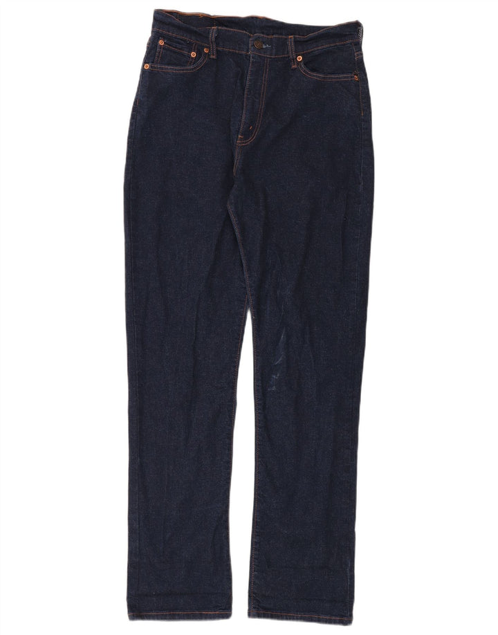 Levi's Mens 583 Straight Jeans W33 L32 Navy Blue Cotton
