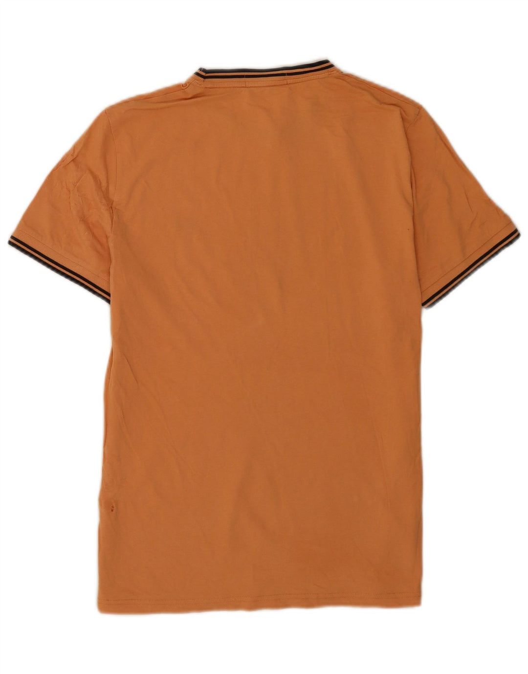 Fred Perry Ανδρικό T-Shirt Top Βαμβακερό μεσαίο πορτοκαλί ριγέ