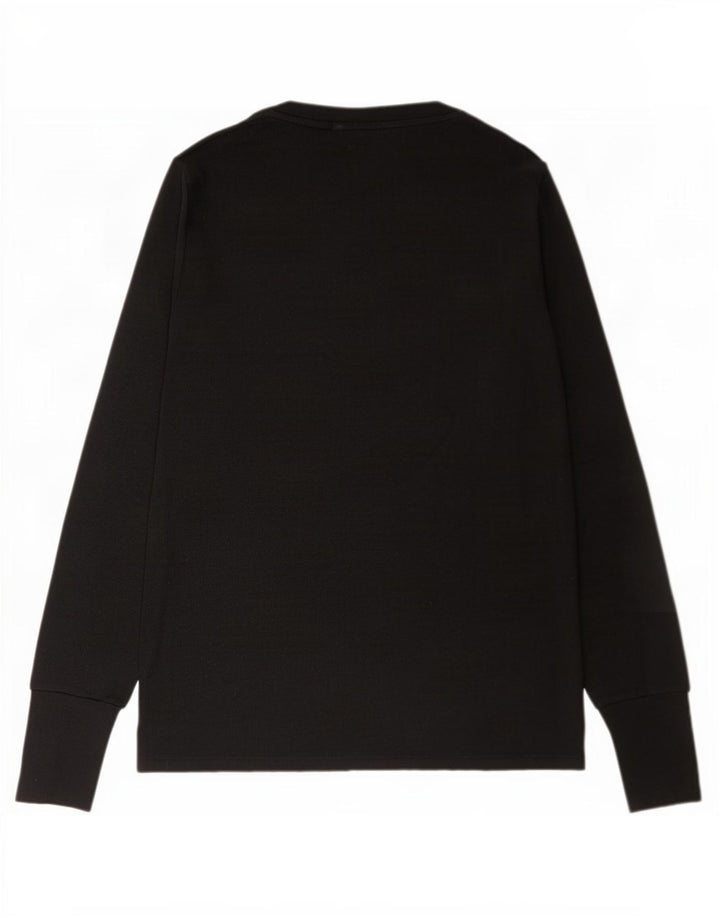 Gap γυναικείο τοπ μακρυμάνικο UK 10 Small Black Modal