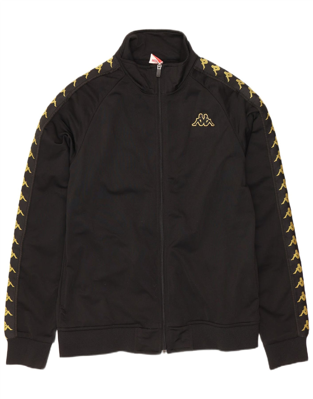 Ανδρική φόρμα γραφικών KAPPA Top Jacket Μεσαίο Μαύρο Πολυεστέρα