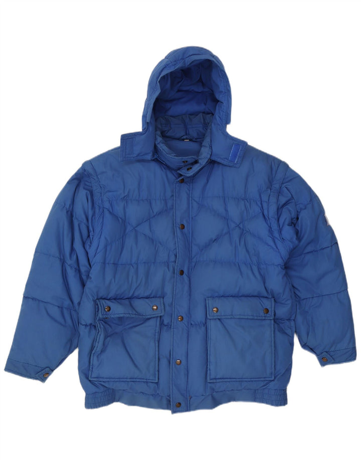 Creation Ανδρικό μπουφάν με κουκούλα IT 50 Large Blue Polyester