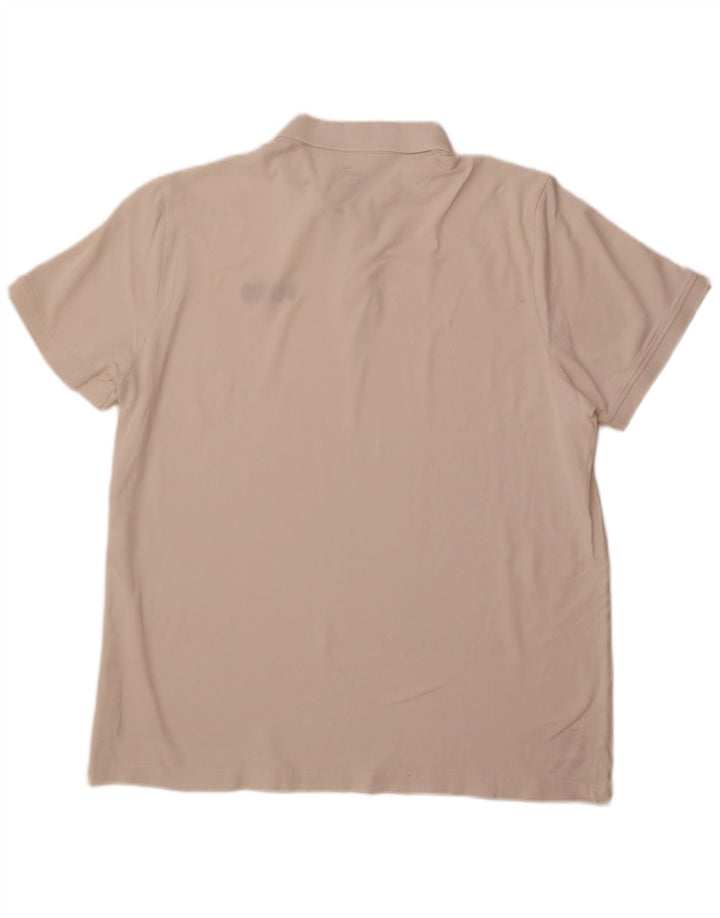 Ανδρικό μπλουζάκι πόλο PUMA 2XL σε λευκό