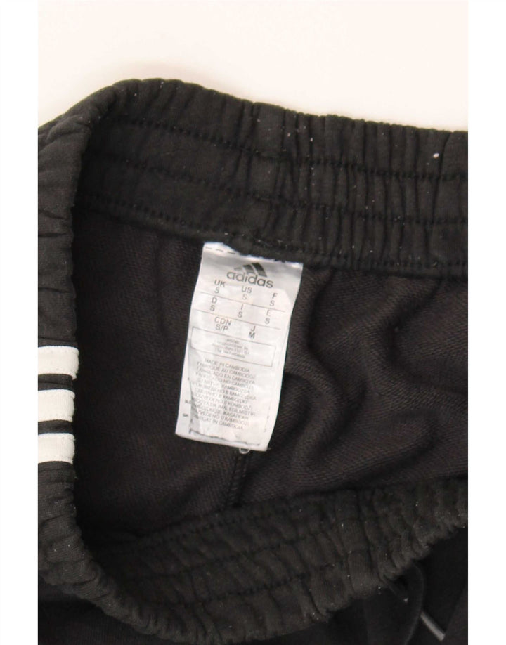 Ανδρικό αθλητικό σορτς Adidas μικρό μαύρο βαμβακερό