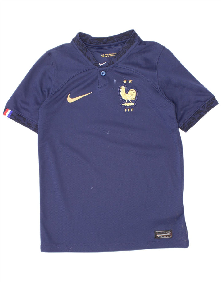 Nike Boys T-shirt T-shirt 8-9 ετών Small Navy Blue